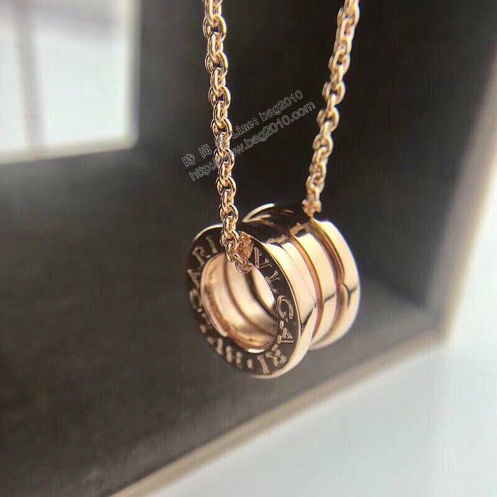 Bvlgari飾品 寶格麗B.ZERO1系列 彈簧項鏈 原版龍蝦扣原版鏈尾  zgbq3008